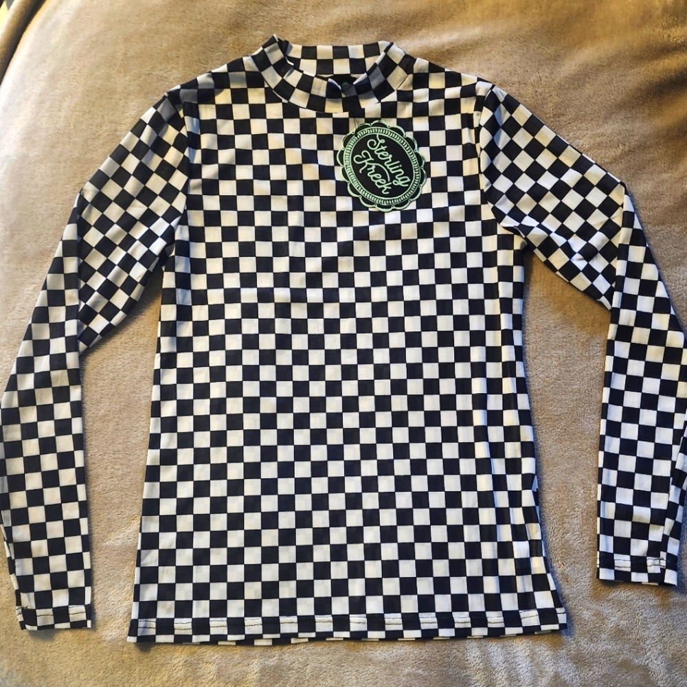 Sterling Creek Mesh Checkered Long Sleeve Shirt